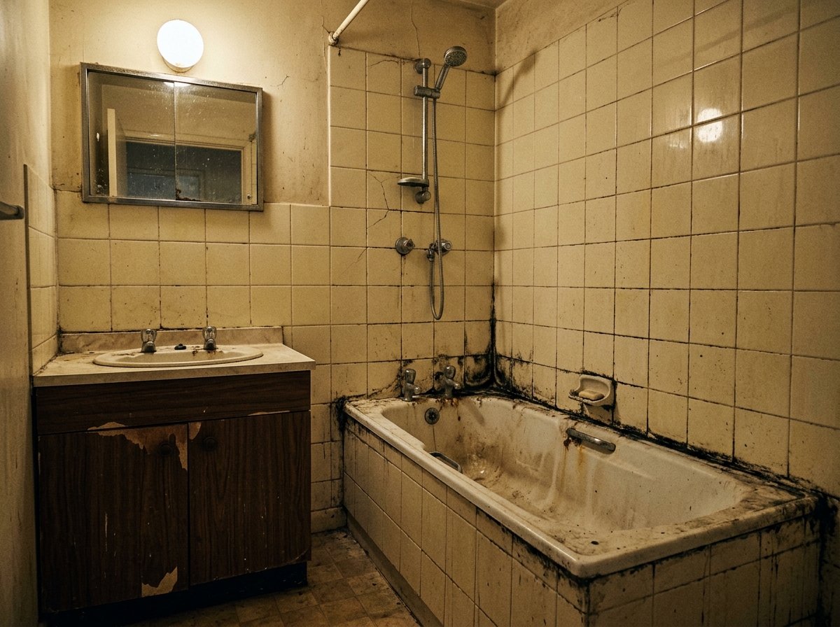 Bathroom Tiling & Sanitaryware Fitting before